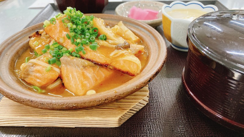 鮭と茸のちゃんちゃん焼き